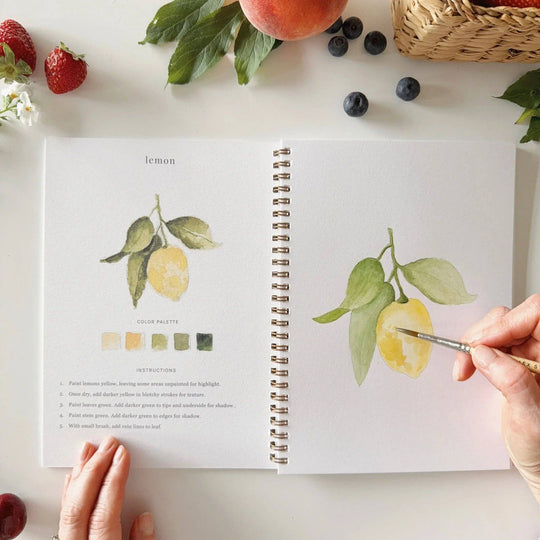 Emily Lex : Fruit watercolour workbook