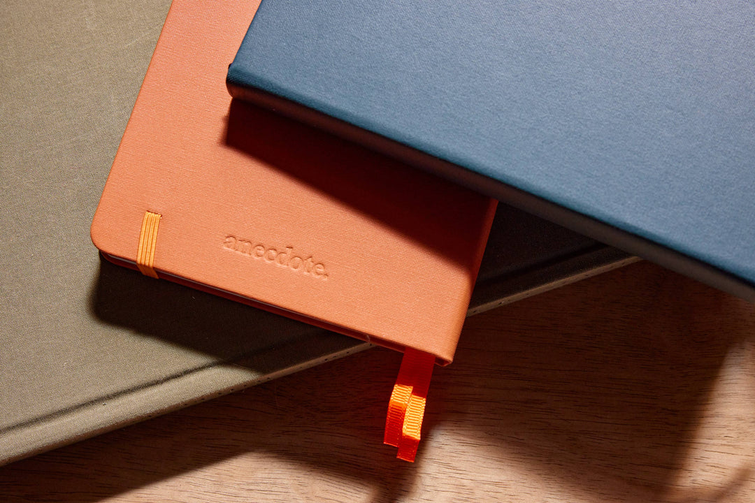 Anecdote : The Daily Planner - Hardcover with Library Buckram Cover