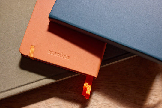Anecdote : The Daily Planner - Hardcover with Library Buckram Cover