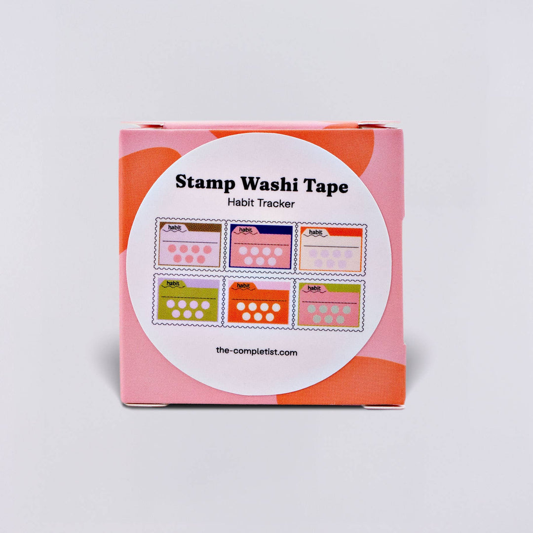 The Completist : Habit Tracker Stamp Washi Tape