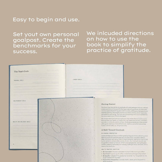 Anecdote : The Good Day Journal- a prompted gratitude Journal