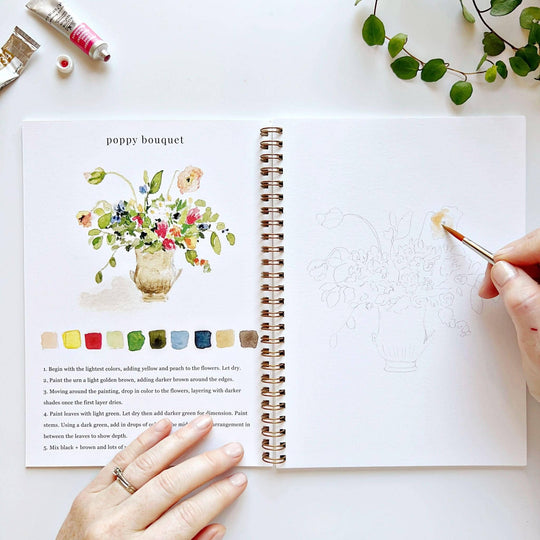 Emily Lex : Bouquets watercolour workbook