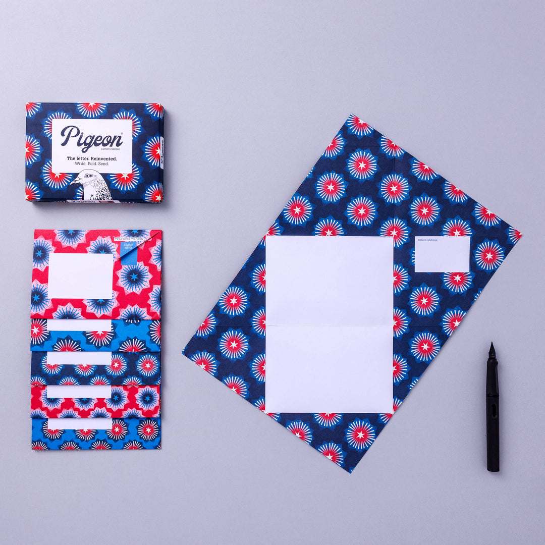 Pigeon Posted : Starburst Pigeon : Pack of 6