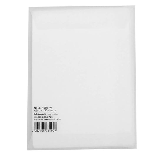 Nakabayashi : Yu-sari loose sheets Plain : 30sheets