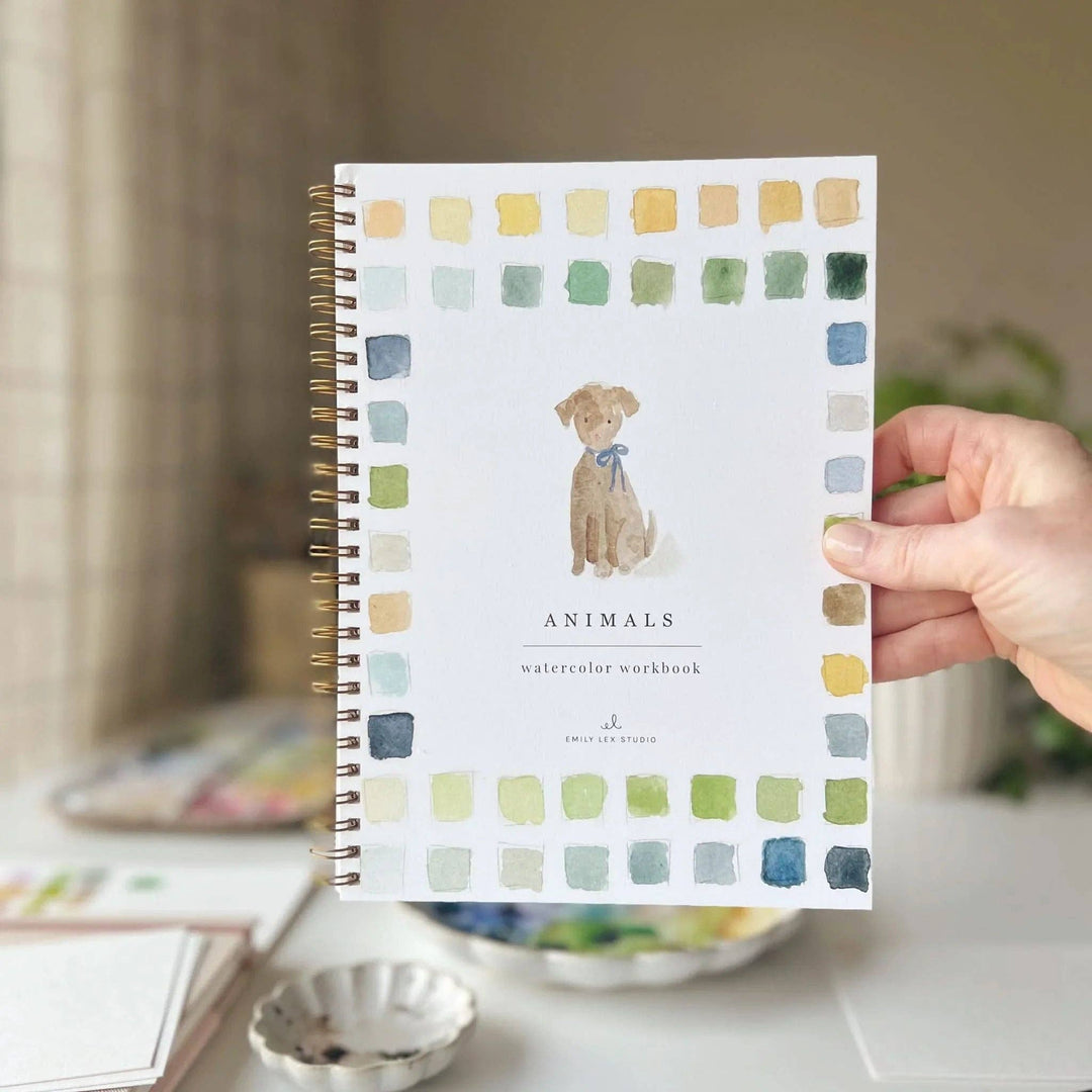 Emily Lex : Animals watercolour workbook