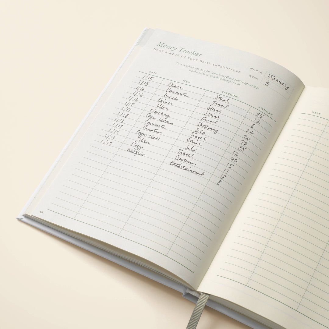 Papier : Guided Finance Planner : Hardcover : A5