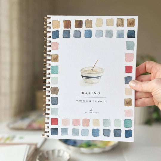Emily Lex : Baking watercolour workbook