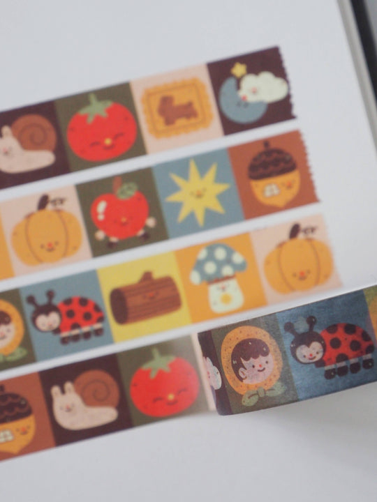 Natamori : Fall forest • washi tape