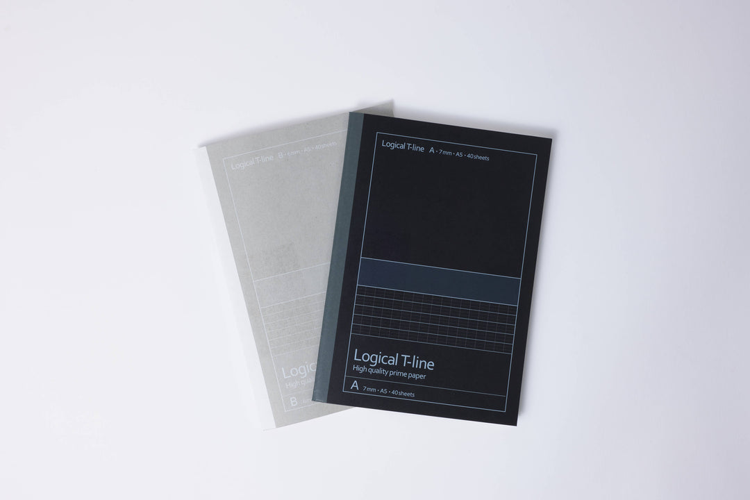 Logical T-Line Prime Paper Notebook (A5) Unique Visible line