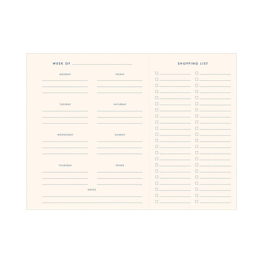 Ruff house: Scattered Flowers Meal Planner