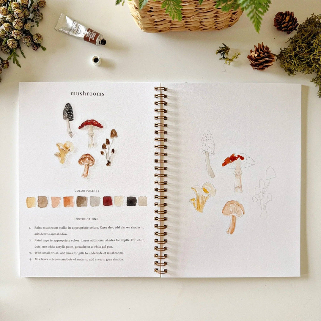 Emily Lex : Woodland watercolour workbook