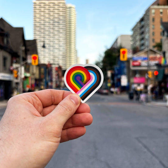 Christopher Rouleau : Pride Heart sticker