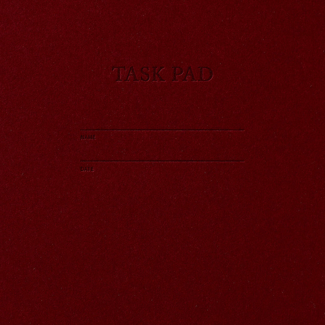 Task Pad Notebook - Pinot