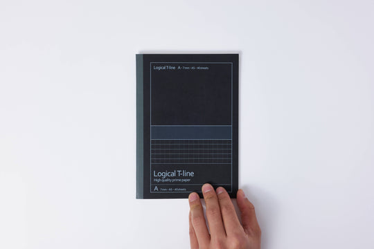 Logical T-Line Prime Paper Notebook (A5) Unique Visible line
