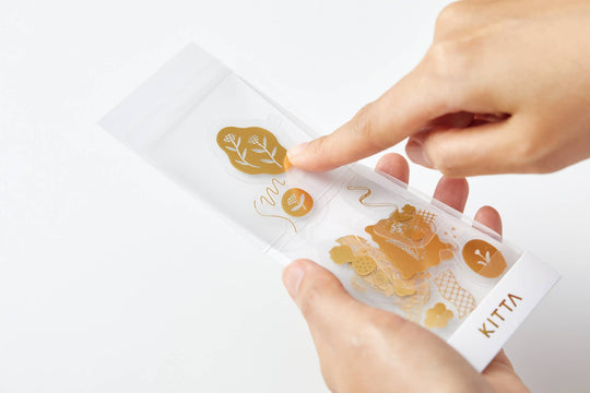 KING JIM : KITTA Portable Washi Decorative Tape : GOLD Foil