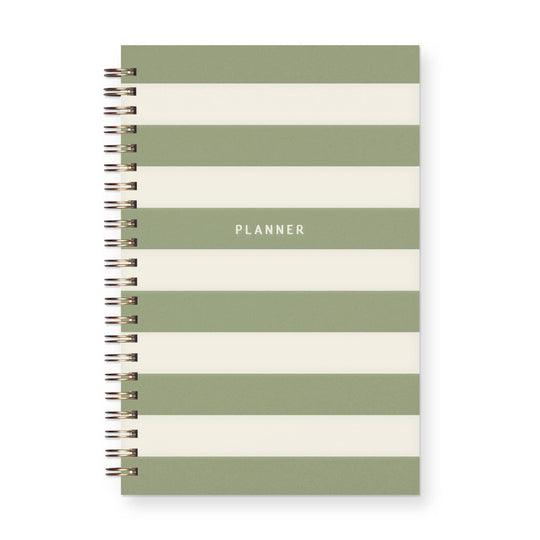 Ruff House : Striped Undated Weekly Planner Journal