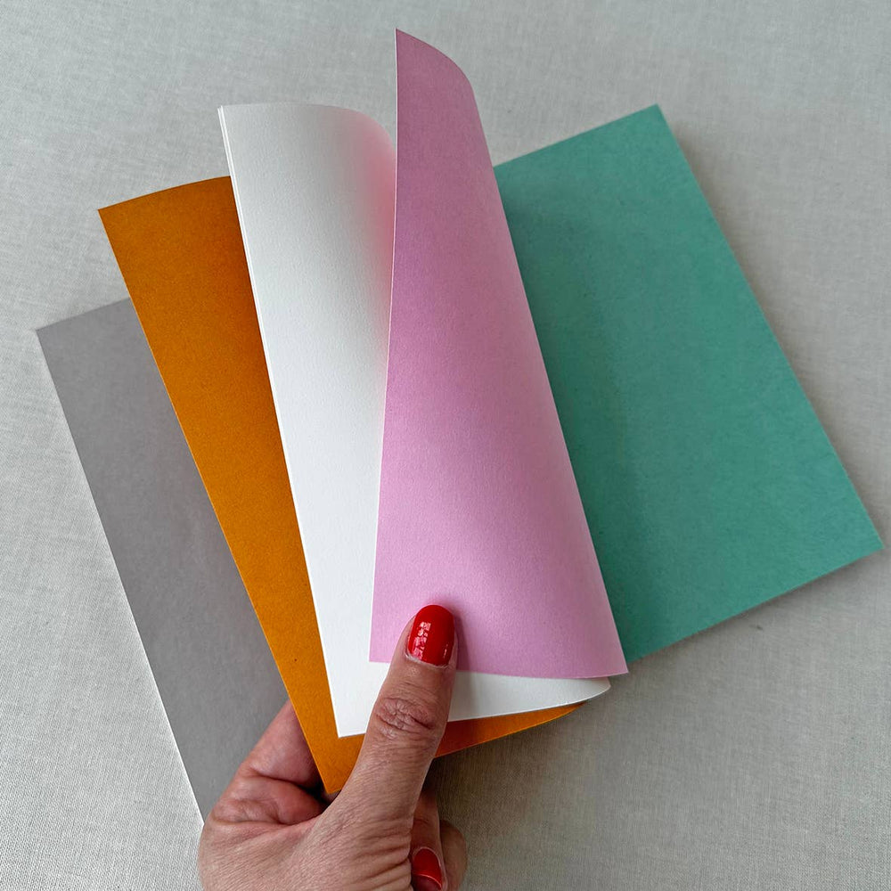 Sukie : Artist Typography Notebook With Assorted Pages (White Ink)