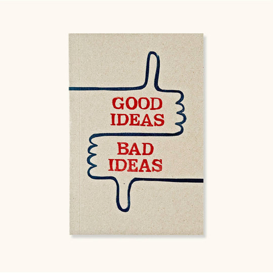 Sukie : Good Ideas Bad Ideas Typography Notebook With Lined Pages