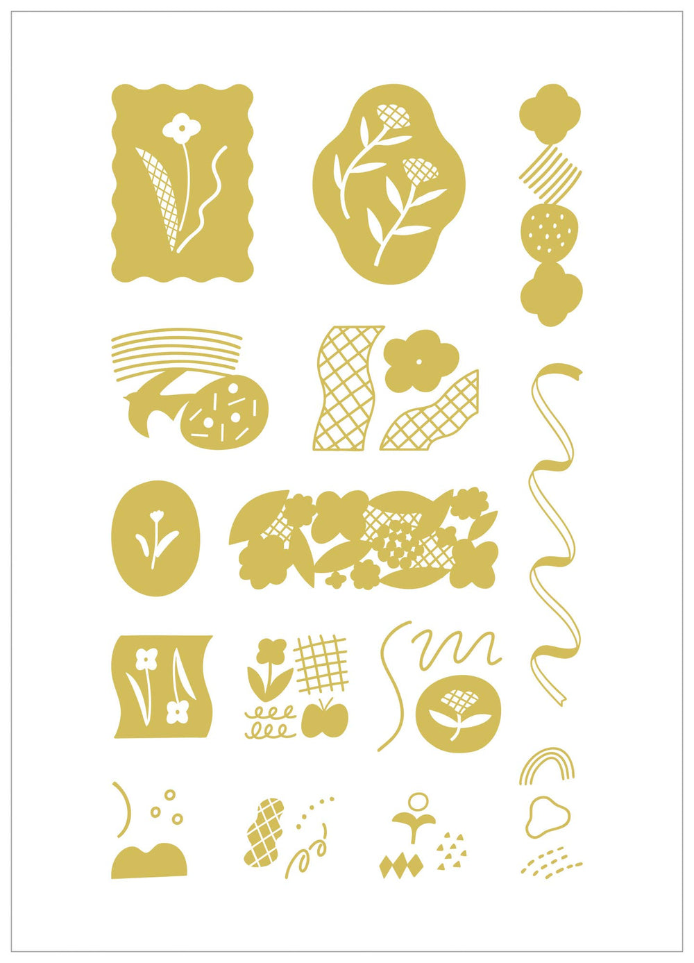 KING JIM : KITTA Portable Washi Decorative Tape : GOLD Foil