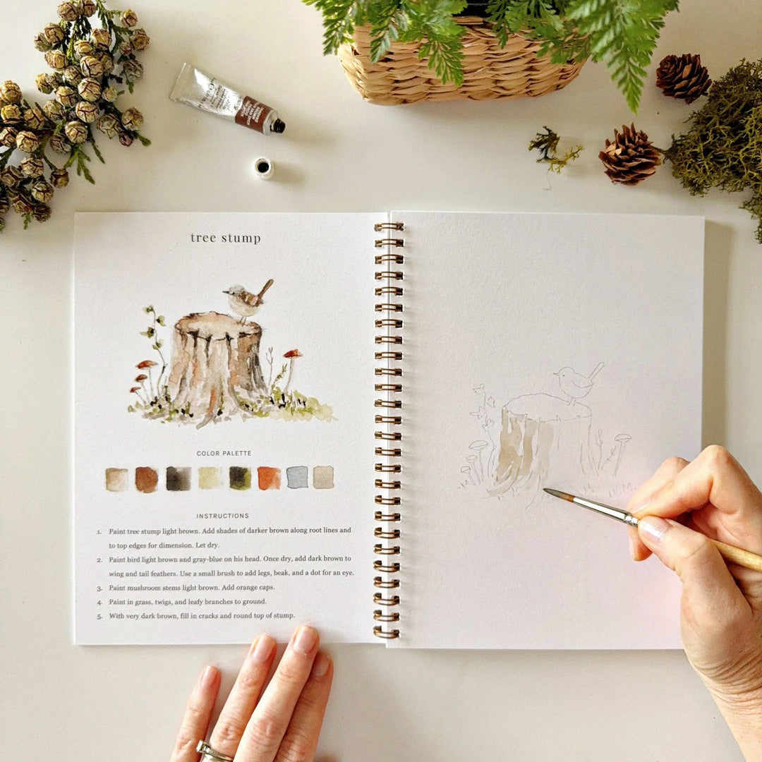 Emily Lex : Woodland watercolour workbook
