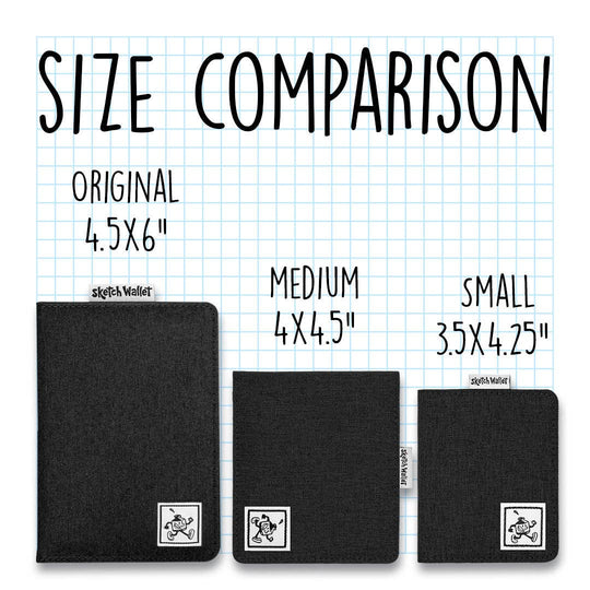Inky's : Small Leather Sketch Wallet