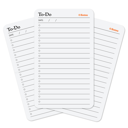 Notsu : To Do List Note Cards : 3x5