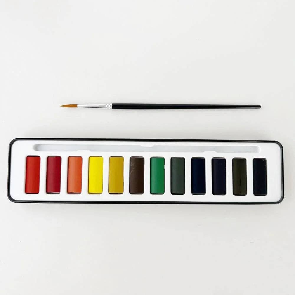 Watercolour paint set 12 colors