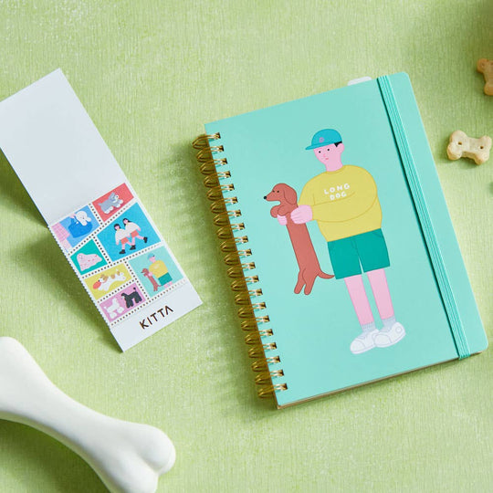 KING JIM : HITOTOKI NOTE Ring Notebook -Comic size-