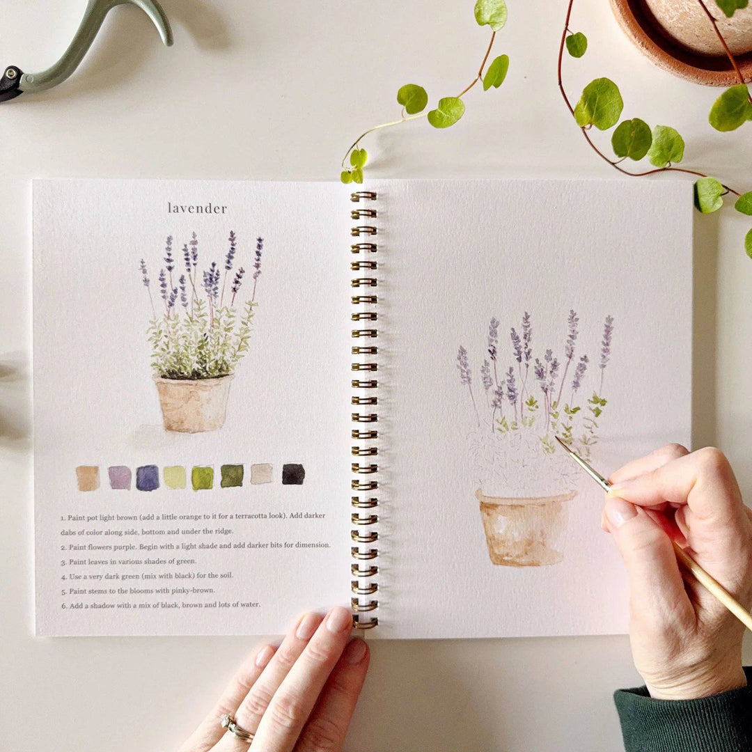 Emily Lex : Garden watercolour workbook