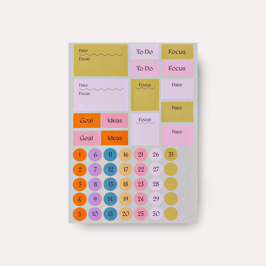 The Completist : Organiser Sticker Set