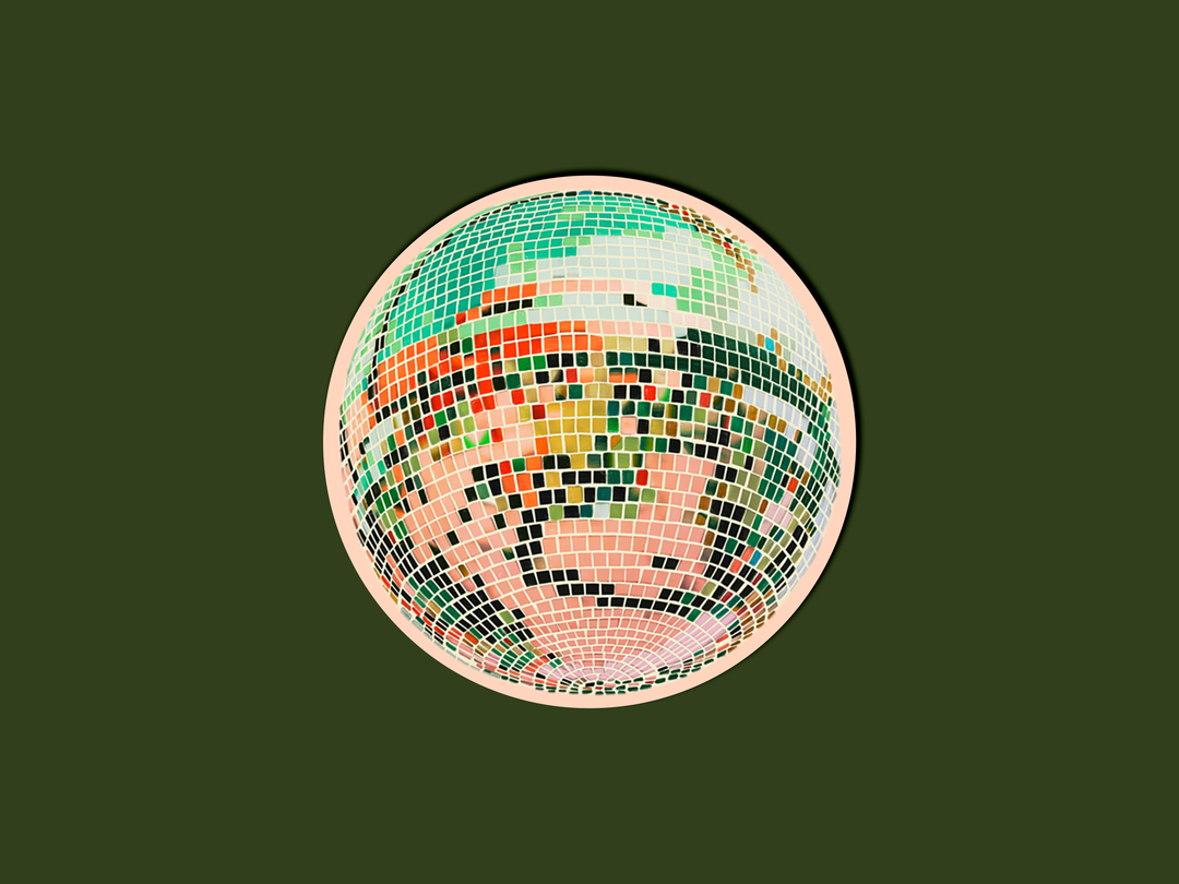Artbaby : Disco Mirrorball Sticker