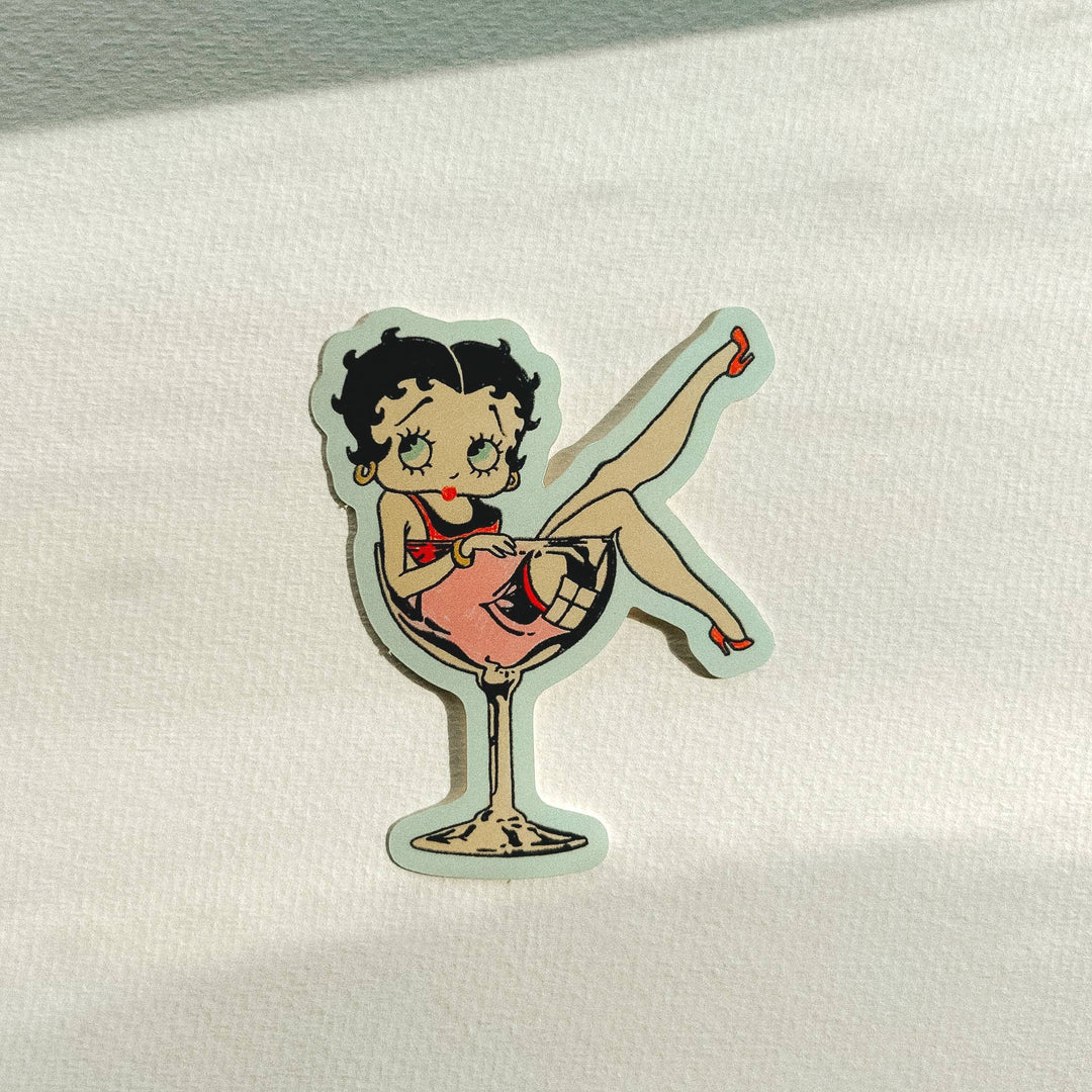 Artbaby : Betty Boop Drink Sticker