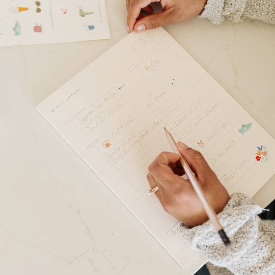 Ramona & Ruth : Daily Overview Notepad