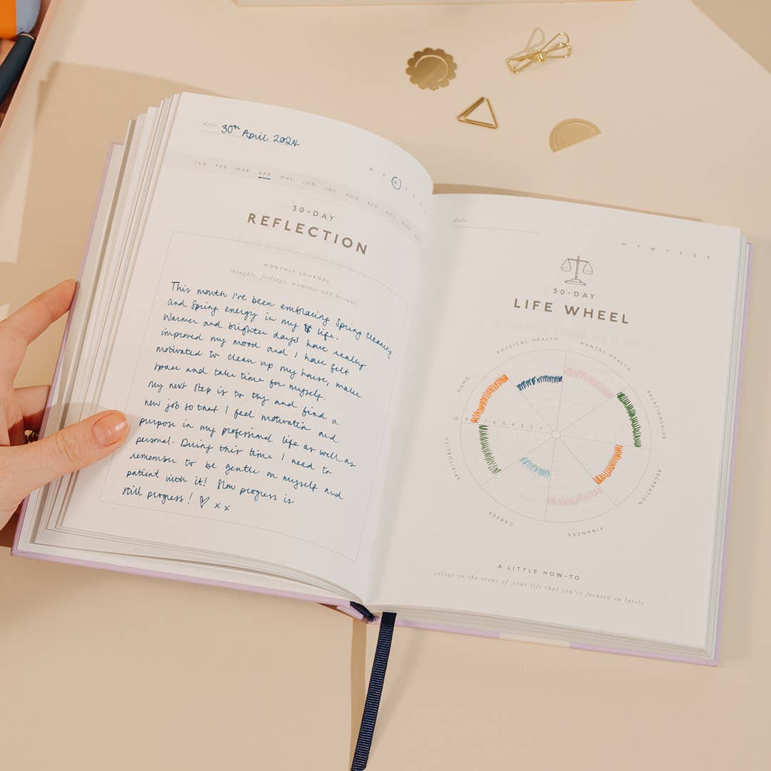 Papier : Guided Gratitude Journal : Hardcover : Reflect : A5