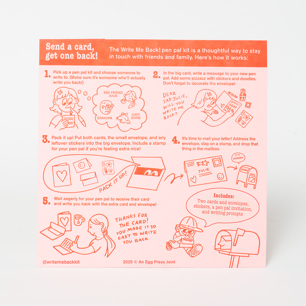 Egg Press Manufacturing : Hello Arrows Letter  Pen Pal Kit