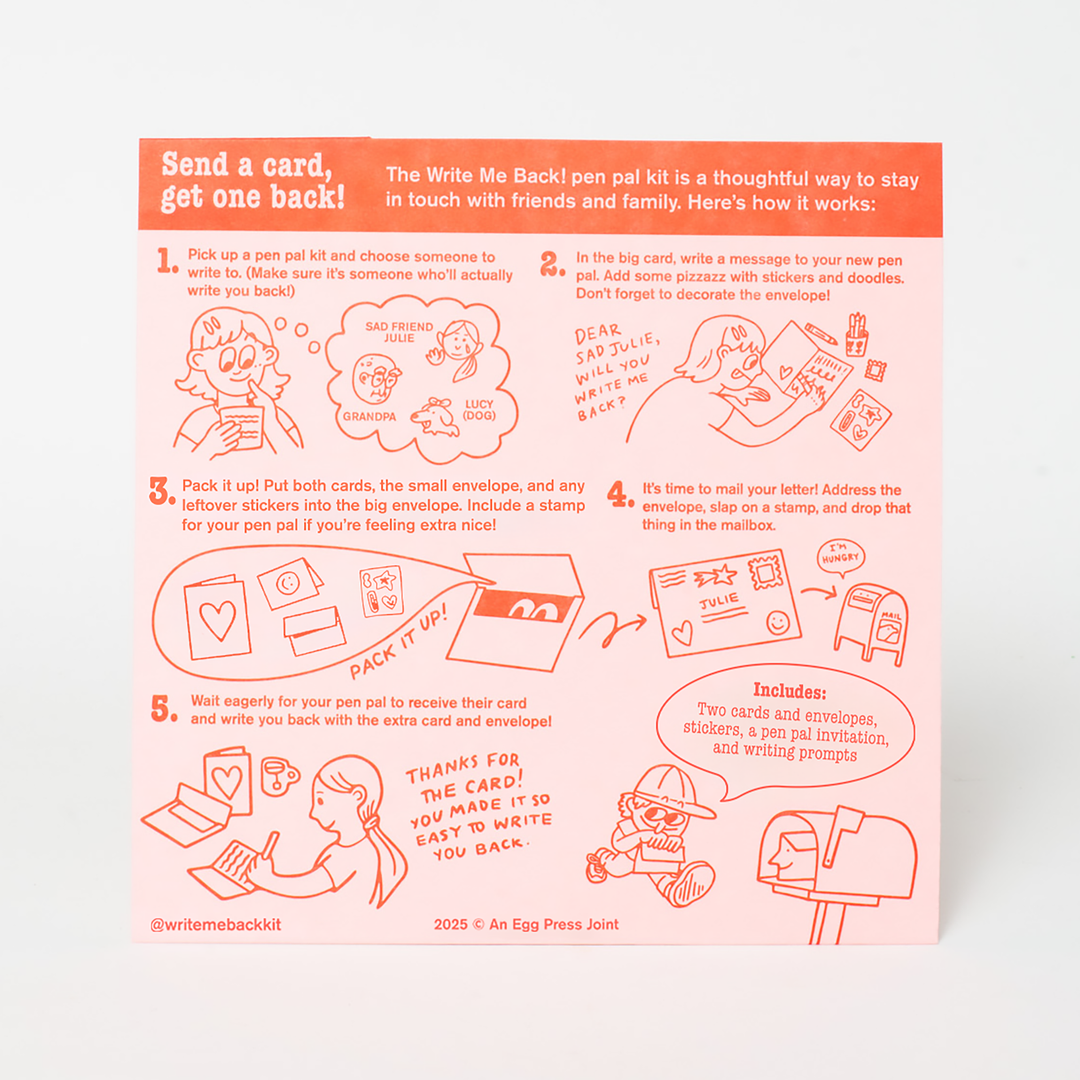Egg Press Manufacturing : Hello Arrows Letter  Pen Pal Kit
