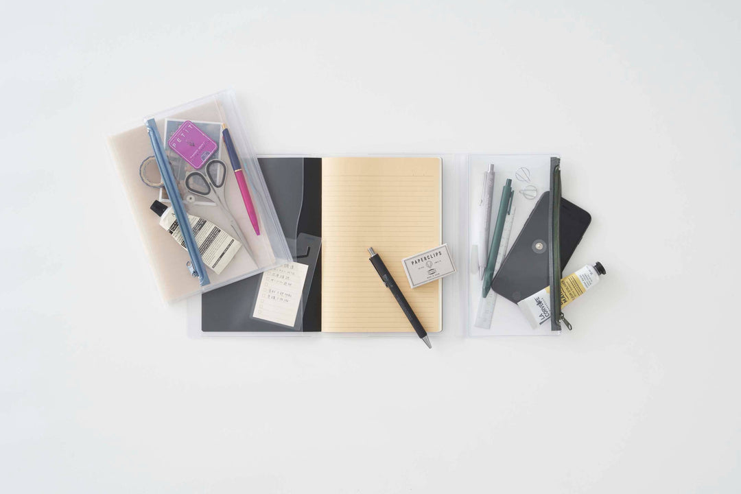 Isshoni : NoteBook Cover with Pen Case : A5