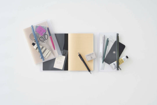 Isshoni : NoteBook Cover with Pen Case : A5
