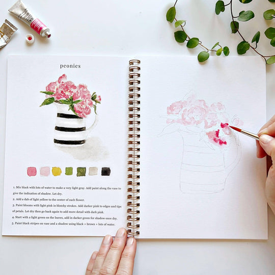 Emily Lex : Bouquets watercolour workbook