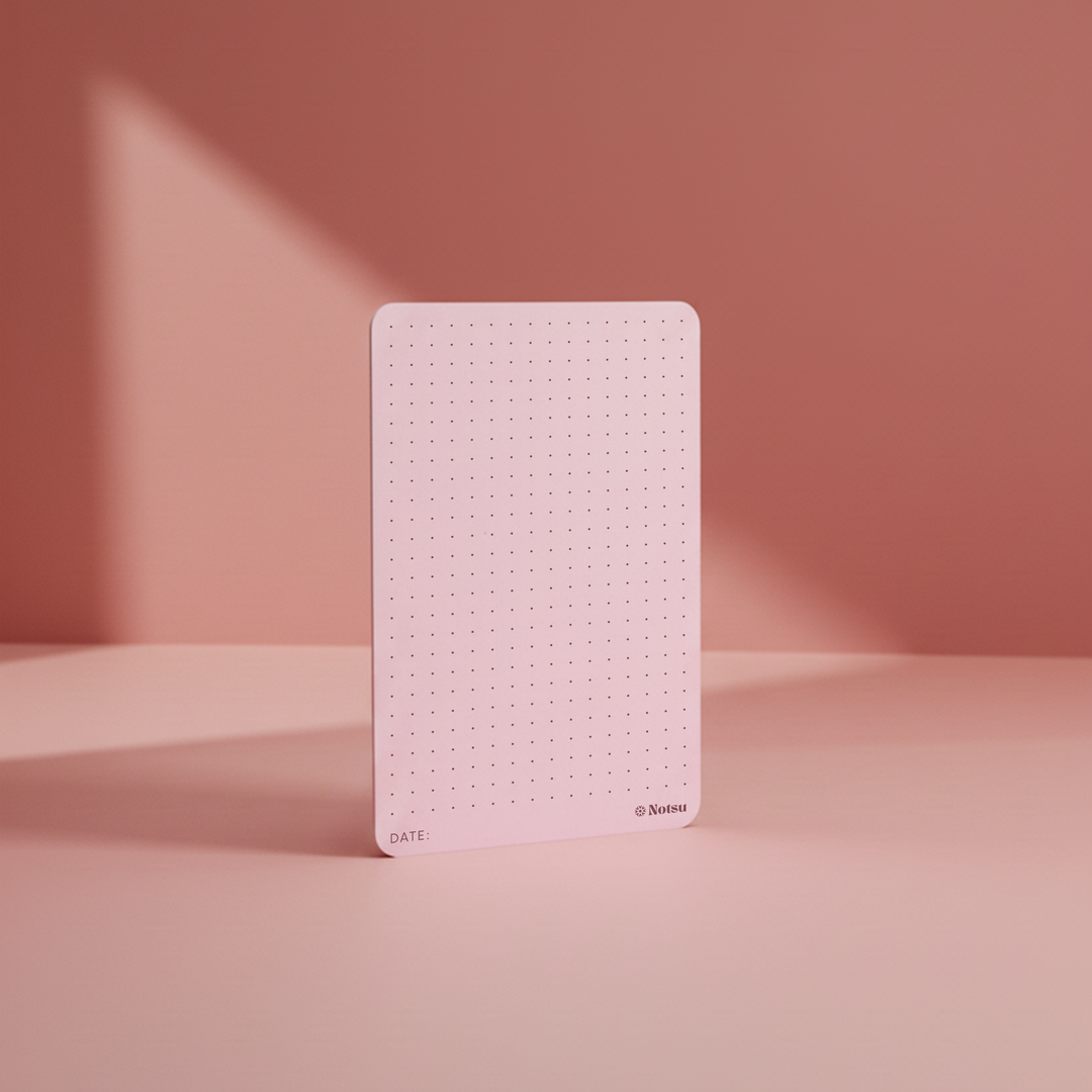 Notsu : Note Cards 3x5in : Chroma Colored Dot Grid