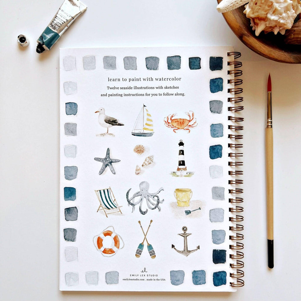 Emily Lex : Seaside watercolour workbook