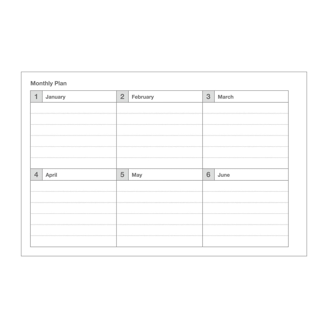 Mark's : Pocket Size Weekly Planner Undated 58 Weeks Dayfree