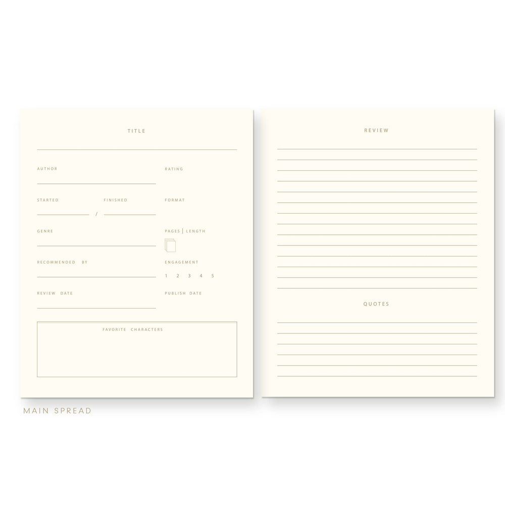 Ruff House : Story Collector Book Log Reading Journal