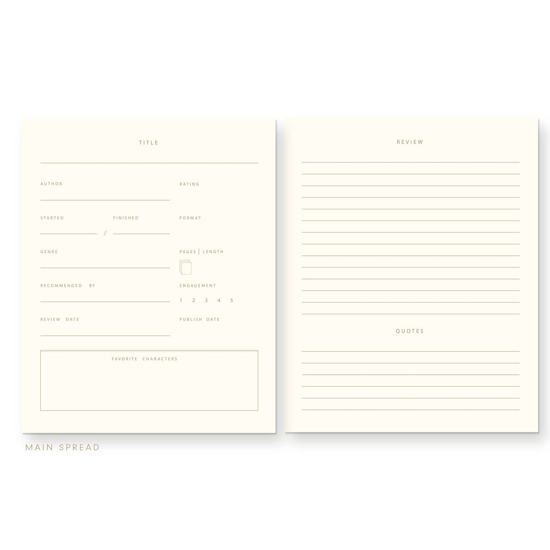 Ruff House : Standard Book Log Reading Journal
