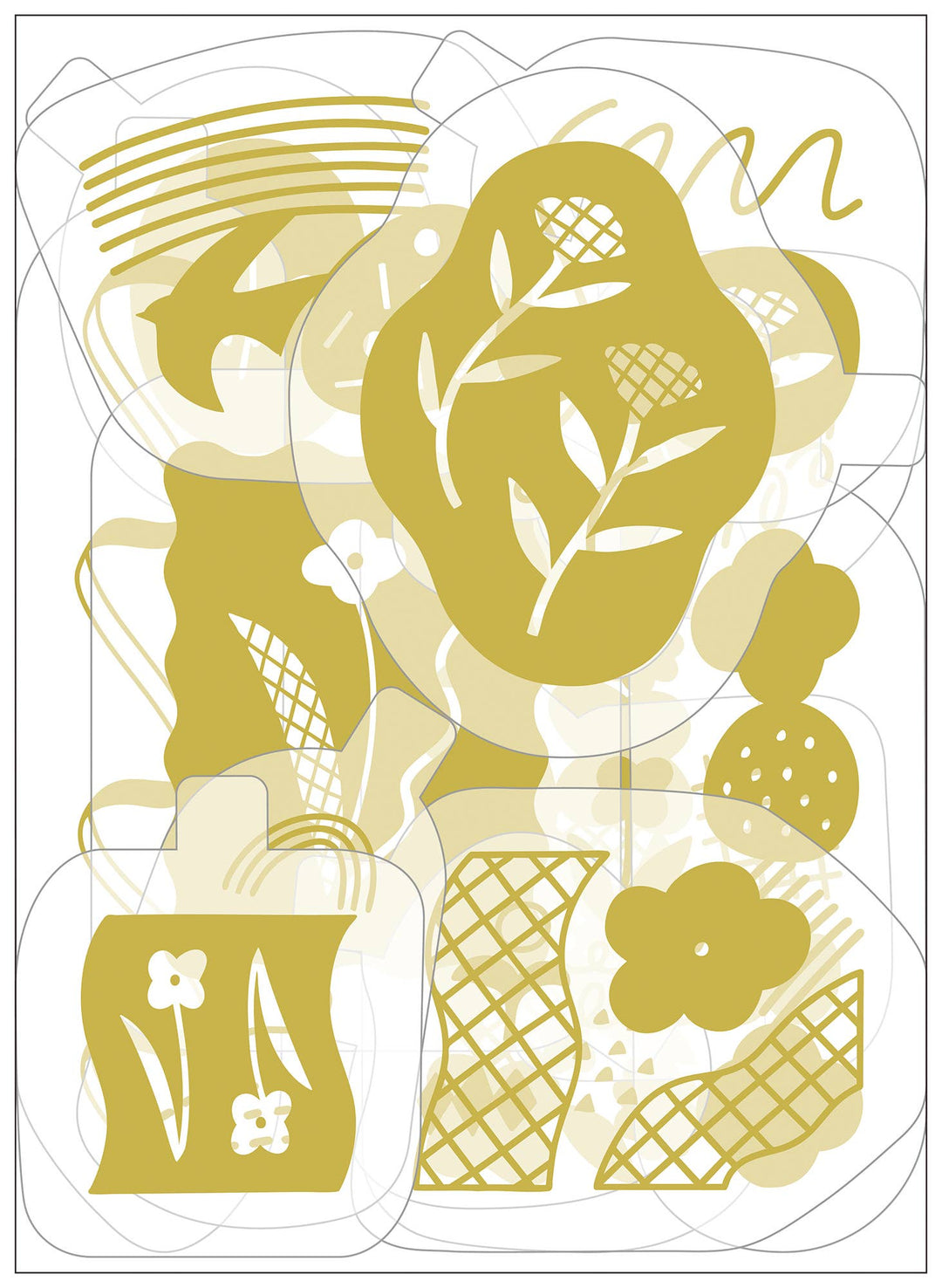 KING JIM : KITTA Portable Washi Decorative Tape : GOLD Foil