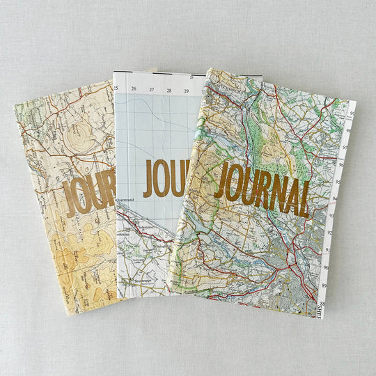 Sukie : Vintage Map Journal