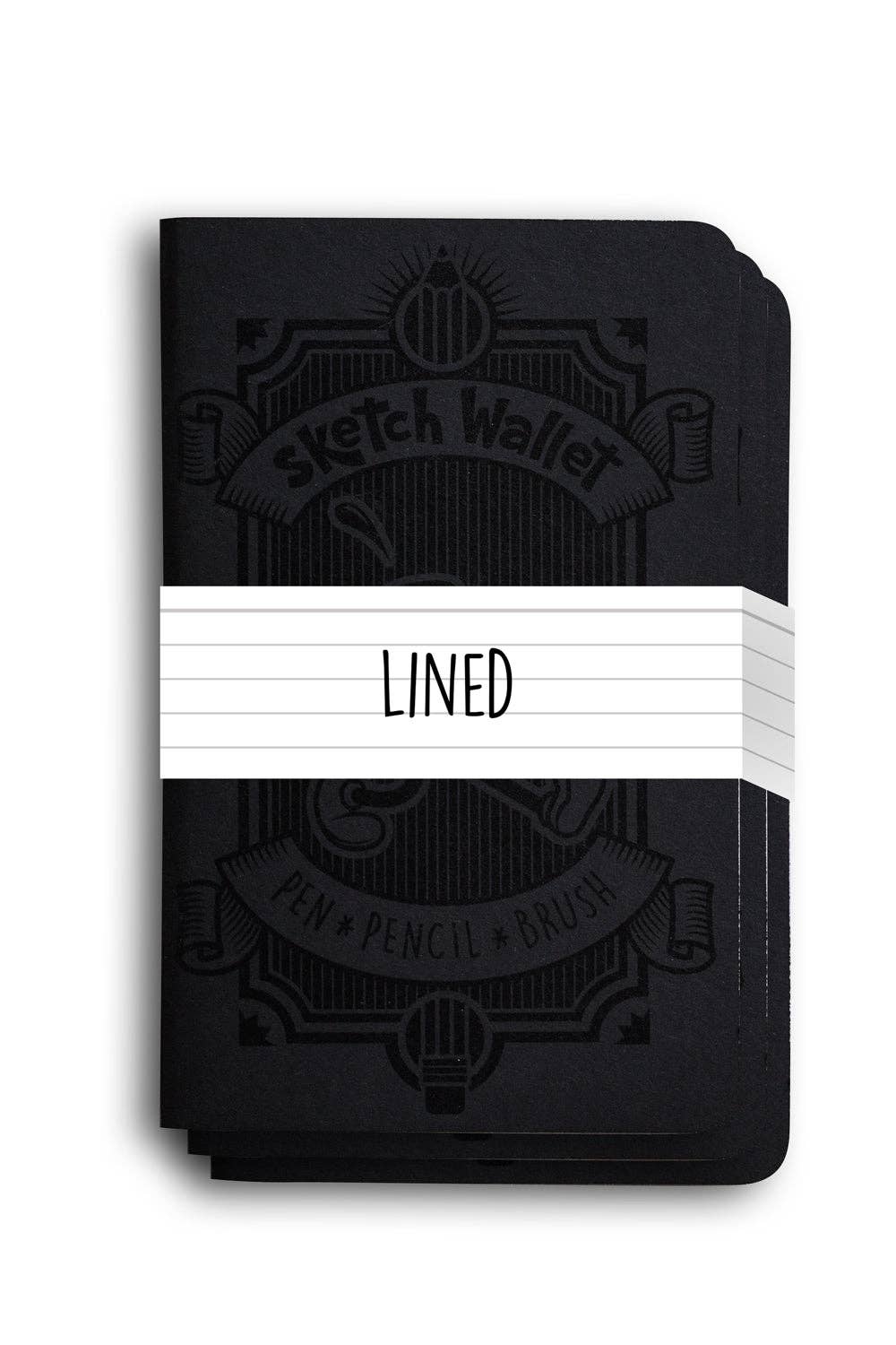 Inky's : Original Lined Paper Sketchbooks - 3 Pack