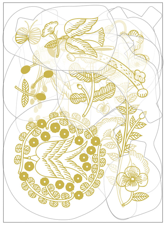 KING JIM : KITTA Portable Washi Decorative Tape : GOLD Foil