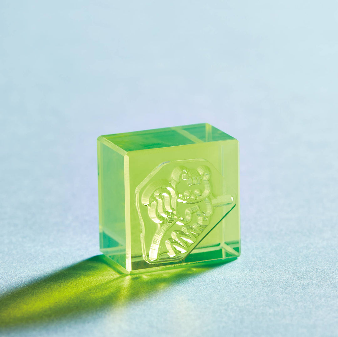 KING JIM : KORI JIRUSHI Color Acrylic Stamp : 6pcs Set