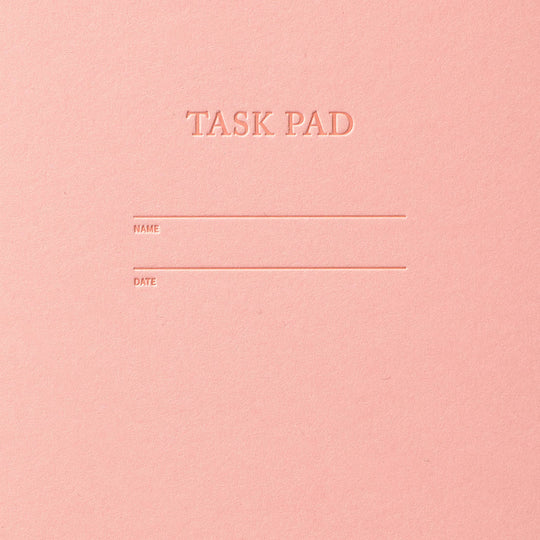 Task Pad Notebook - Pink Lemonade